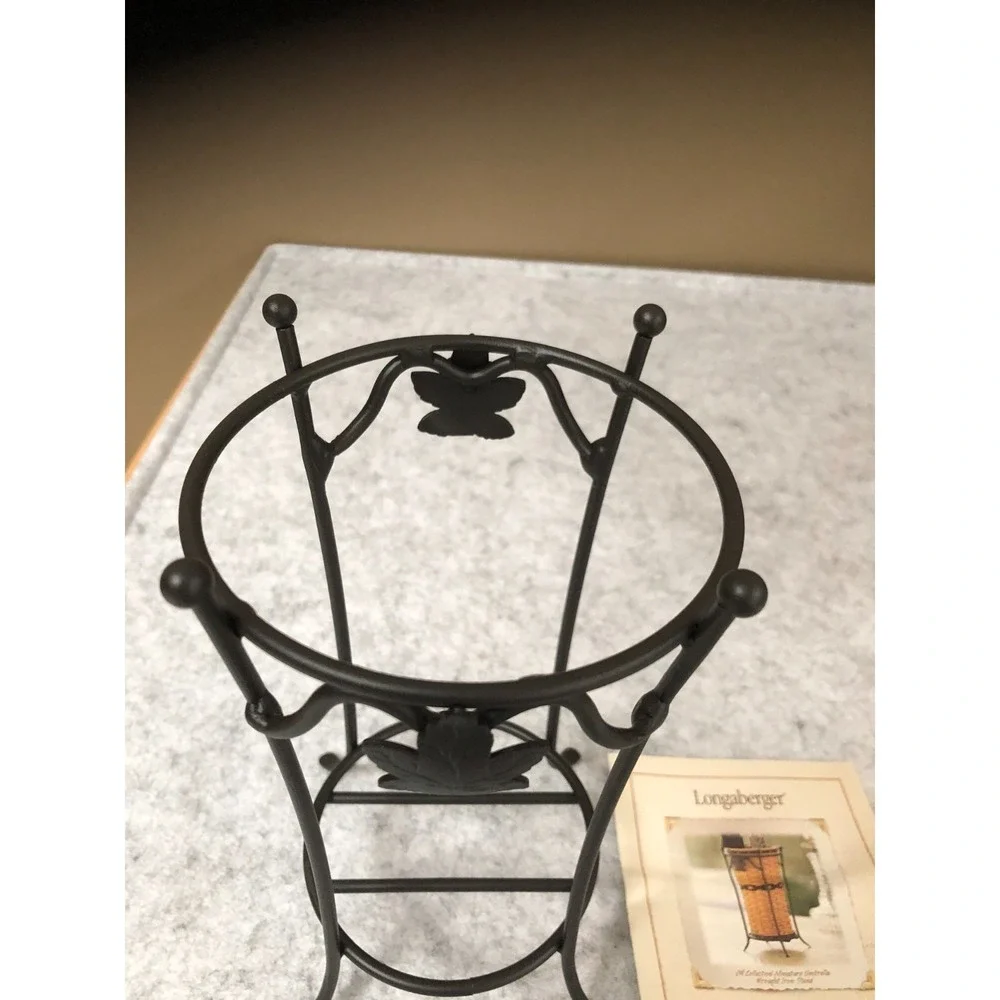 Longaberger Collectors Club 2003 Miniature Umbella Stand Iron Box Product Card